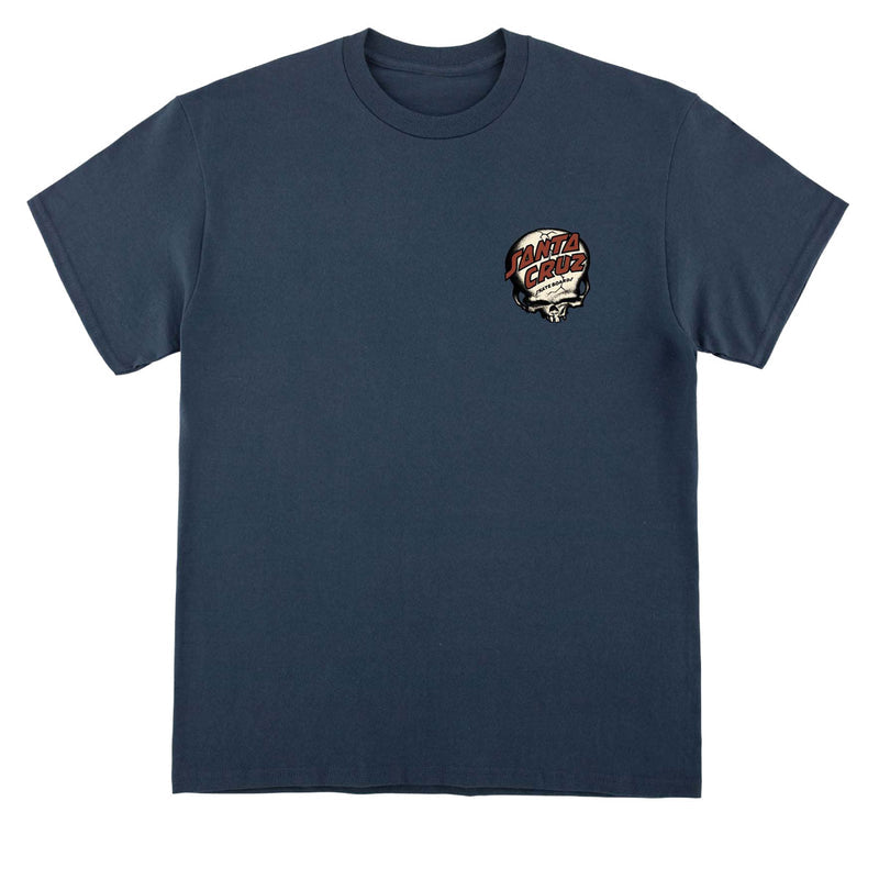 Santa Cruz O'Brien Screaming Reaper T-Shirt - Blue Dusk