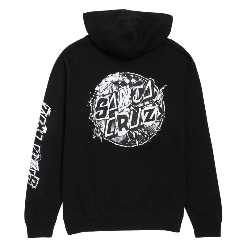 Santa Cruz Pay Off Dot Hoodie - Black