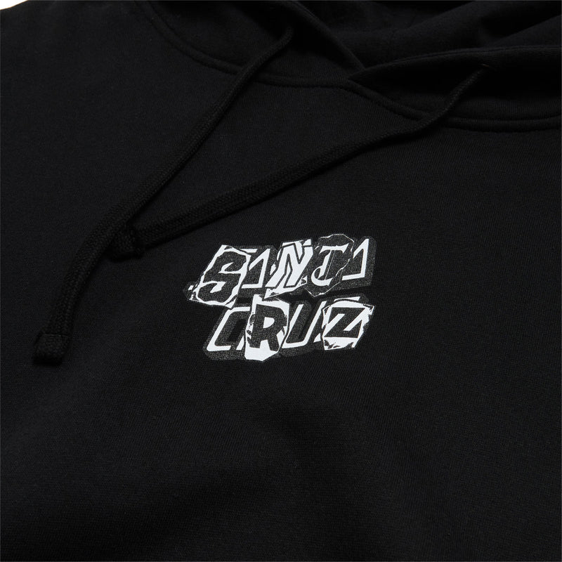 Santa Cruz Pay Off Dot Hoodie - Black