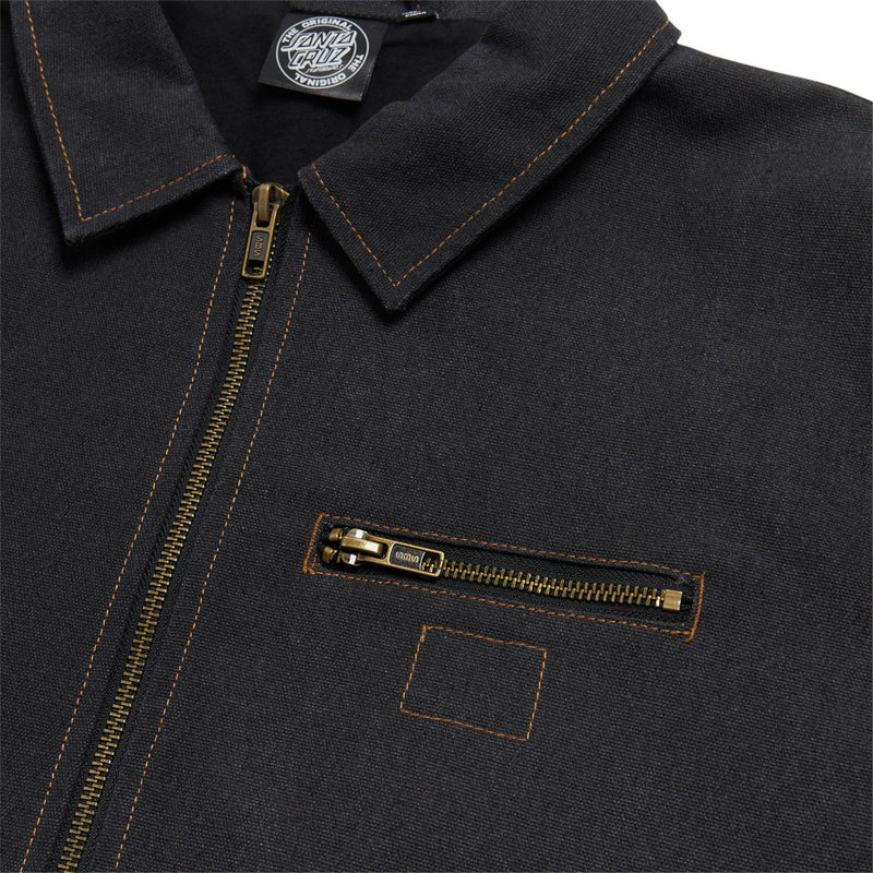 Santa Cruz Strip Classics Work Jacket - Washed Black