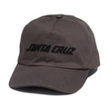 Santa Cruz Strip Felt Snapback Hat - Charcoal