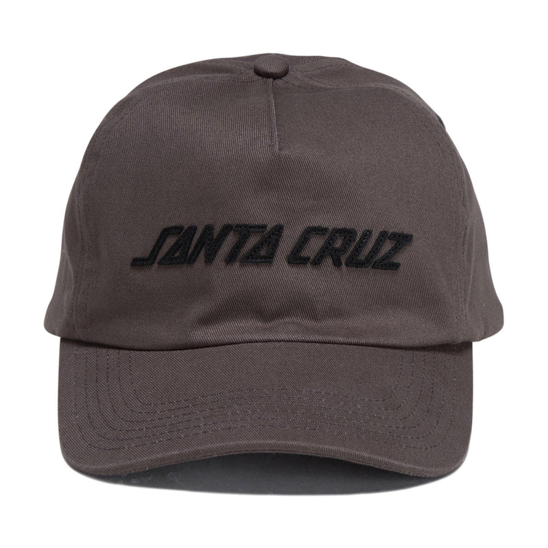 Santa Cruz Strip Felt Snapback Hat - Charcoal