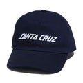 Santa Cruz Strip Felt Snapback Hat - Navy