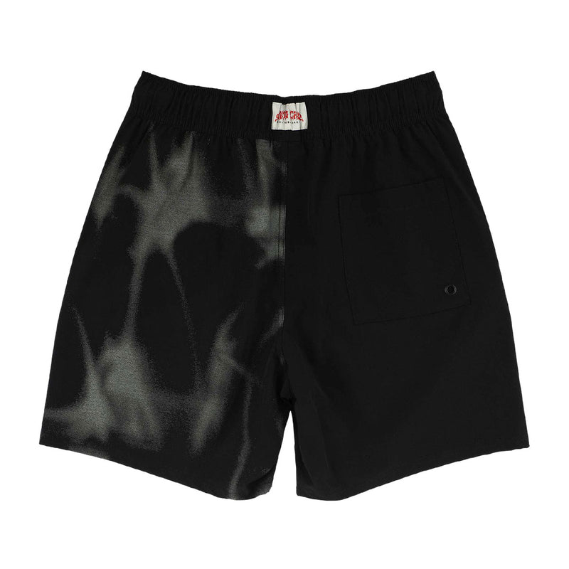 Santa Cruz TTE Messenger Elastic Waist Boardshorts - Black Haze