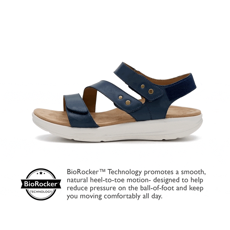 Savannah Adjustable Quarter Strap Sandal #color_black