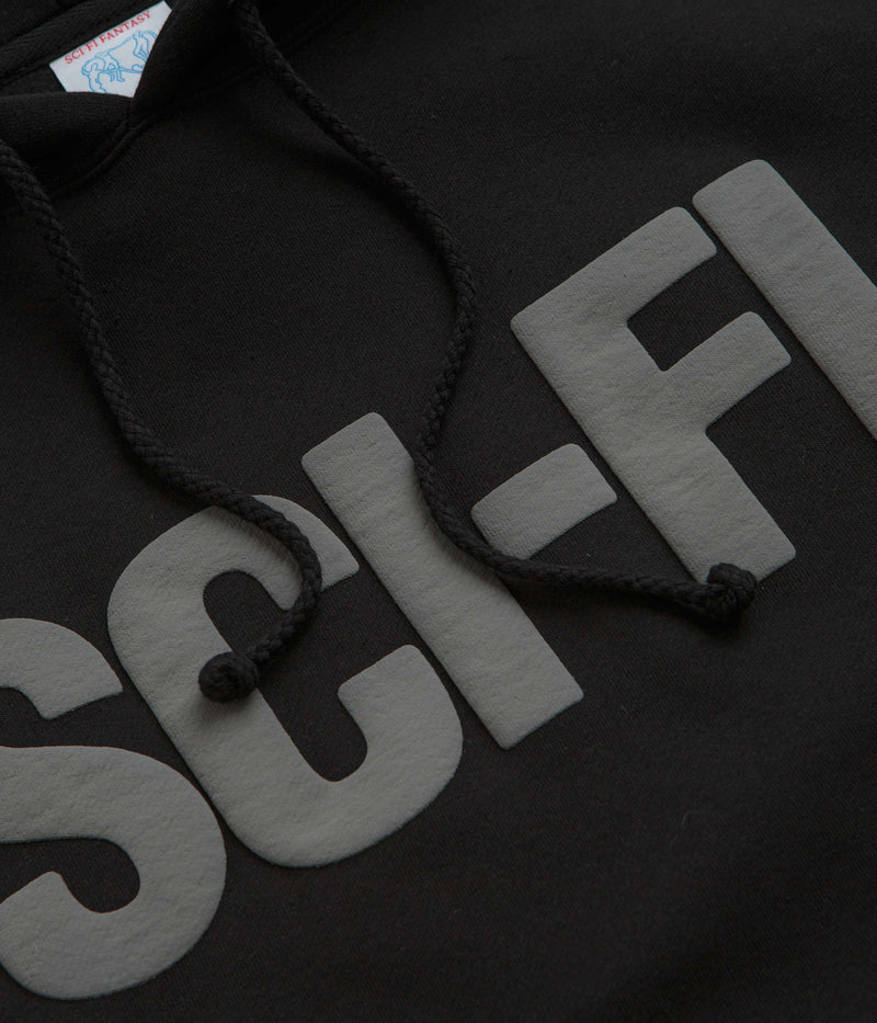 Sci-Fi Fantasy Big Logo Hoodie in Black