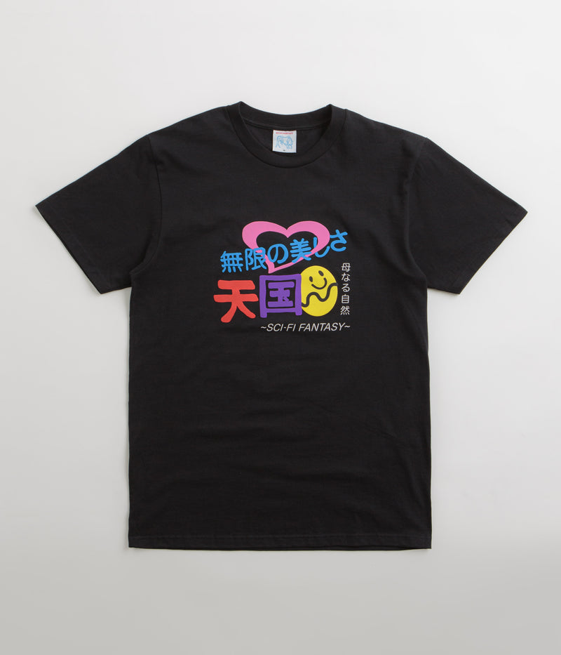 Sci-Fi Fantasy Foreign Figures T-Shirt in Black