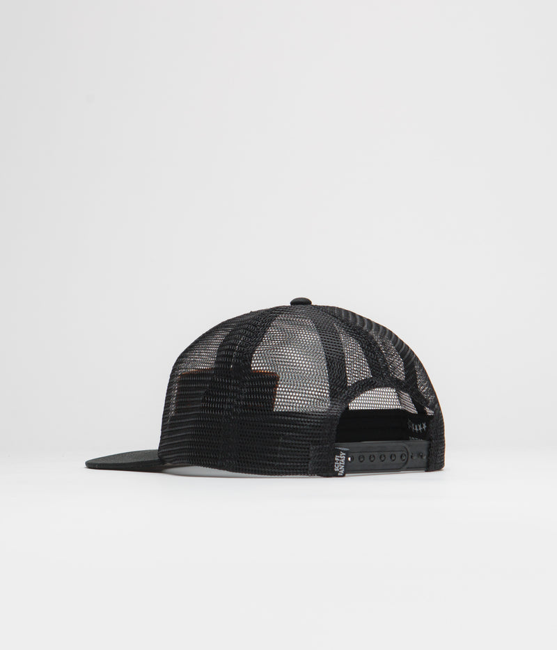 Sci-Fi Fantasy Mesh Cap in Black