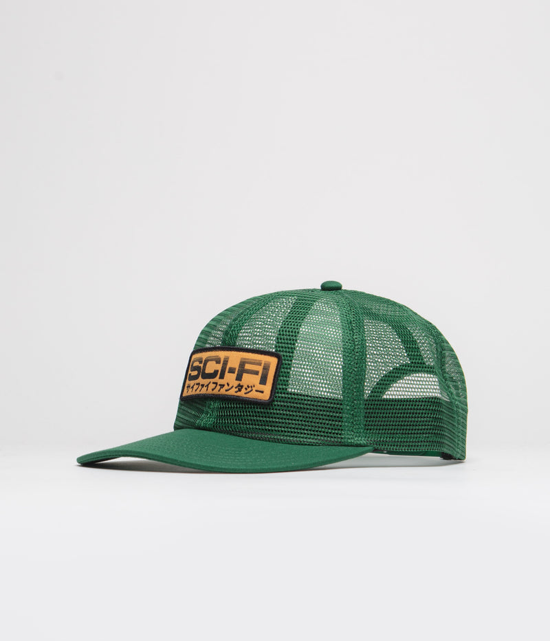 Sci-Fi Fantasy Mesh Cap in Green