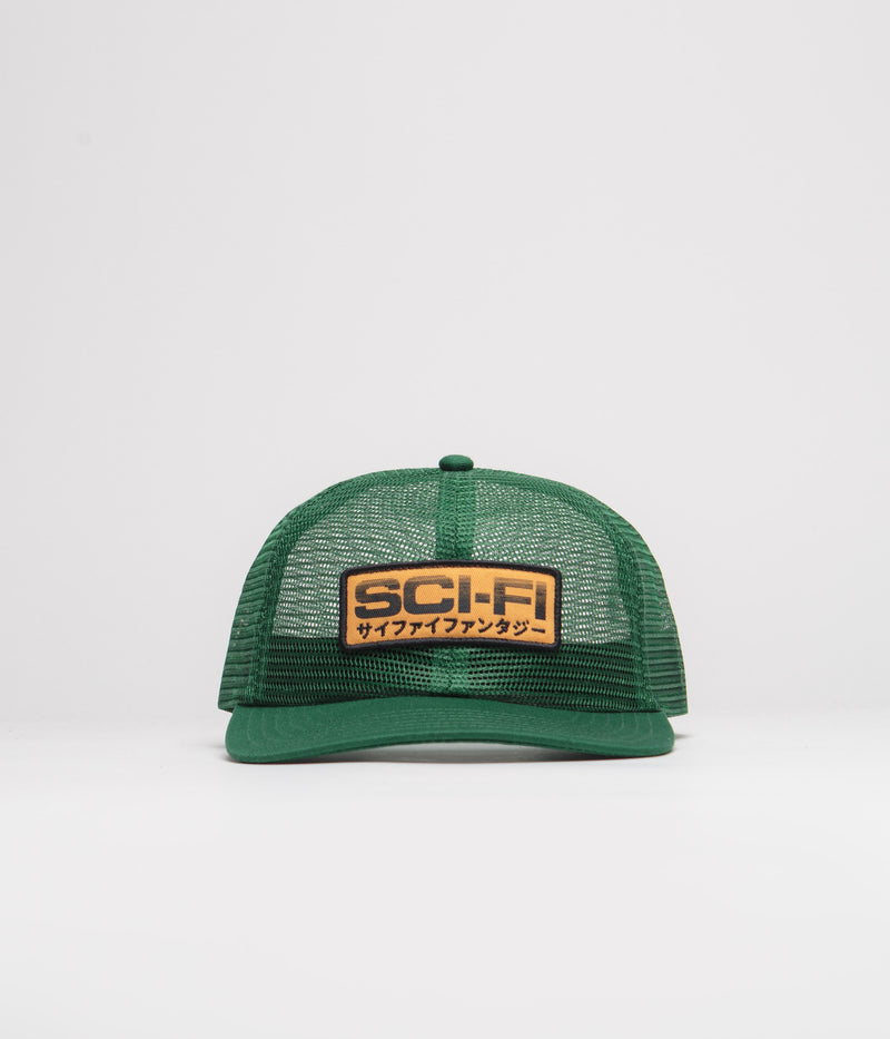 Sci-Fi Fantasy Mesh Cap in Green