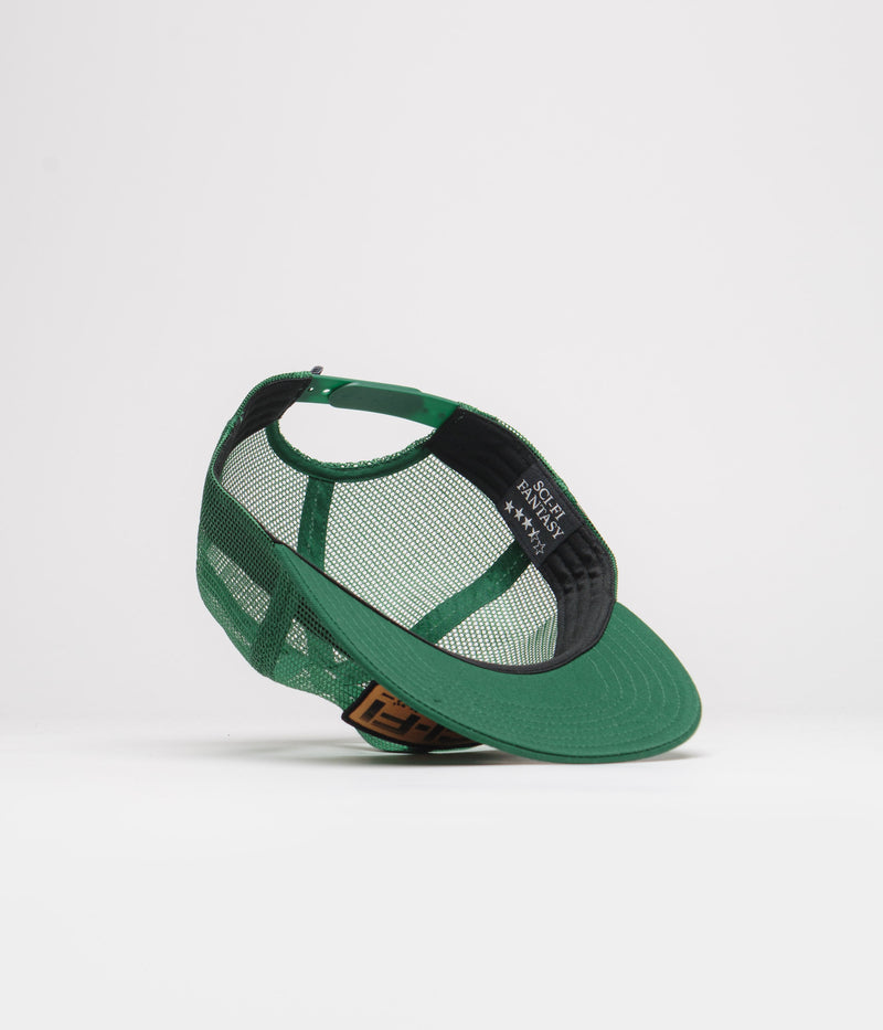 Sci-Fi Fantasy Mesh Cap in Green