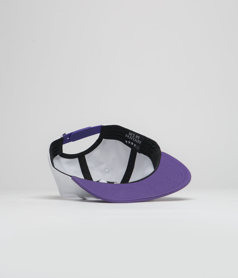 Sci-Fi Fantasy S Cap in White and Purple