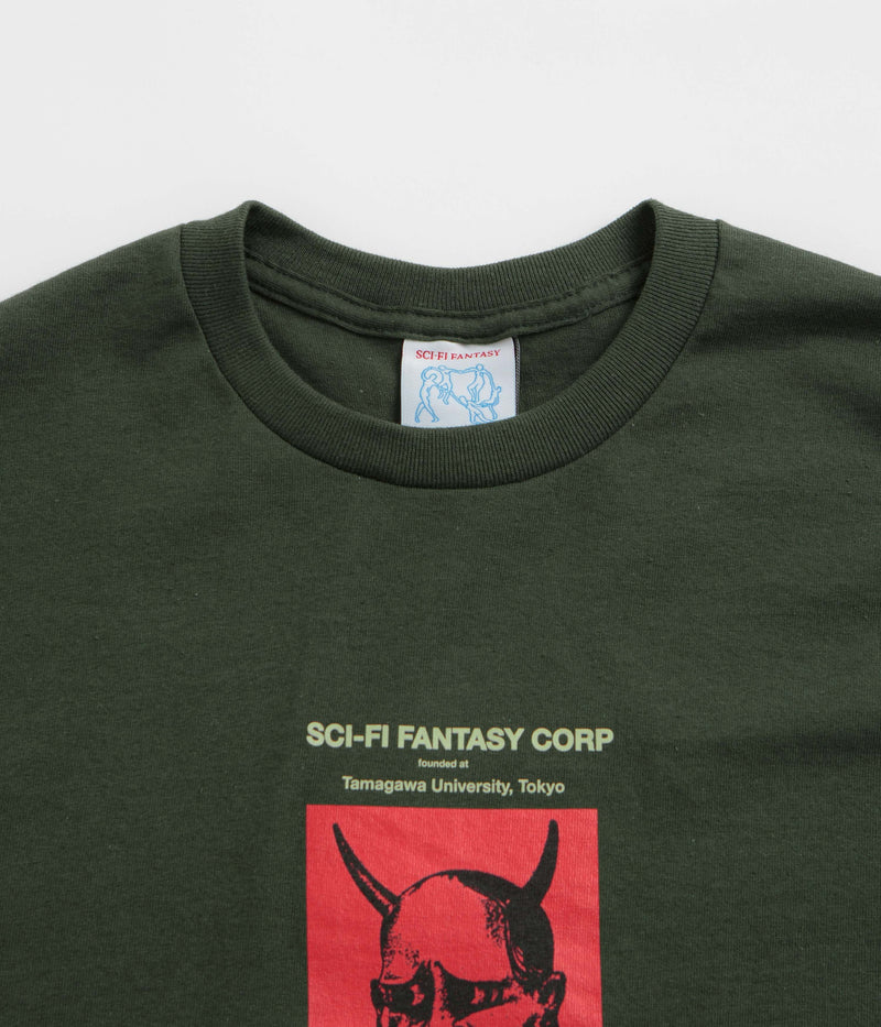 Sci-Fi Fantasy Tamagawa U T-Shirt in Green