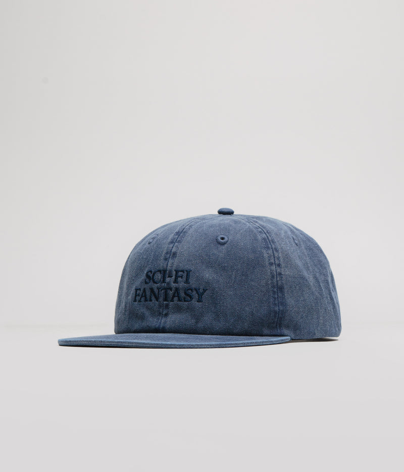Sci-Fi Fantasy Wasted Logo Cap in Navy