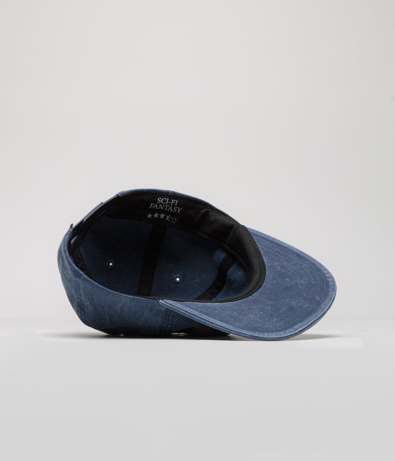 Sci-Fi Fantasy Wasted Logo Cap in Navy