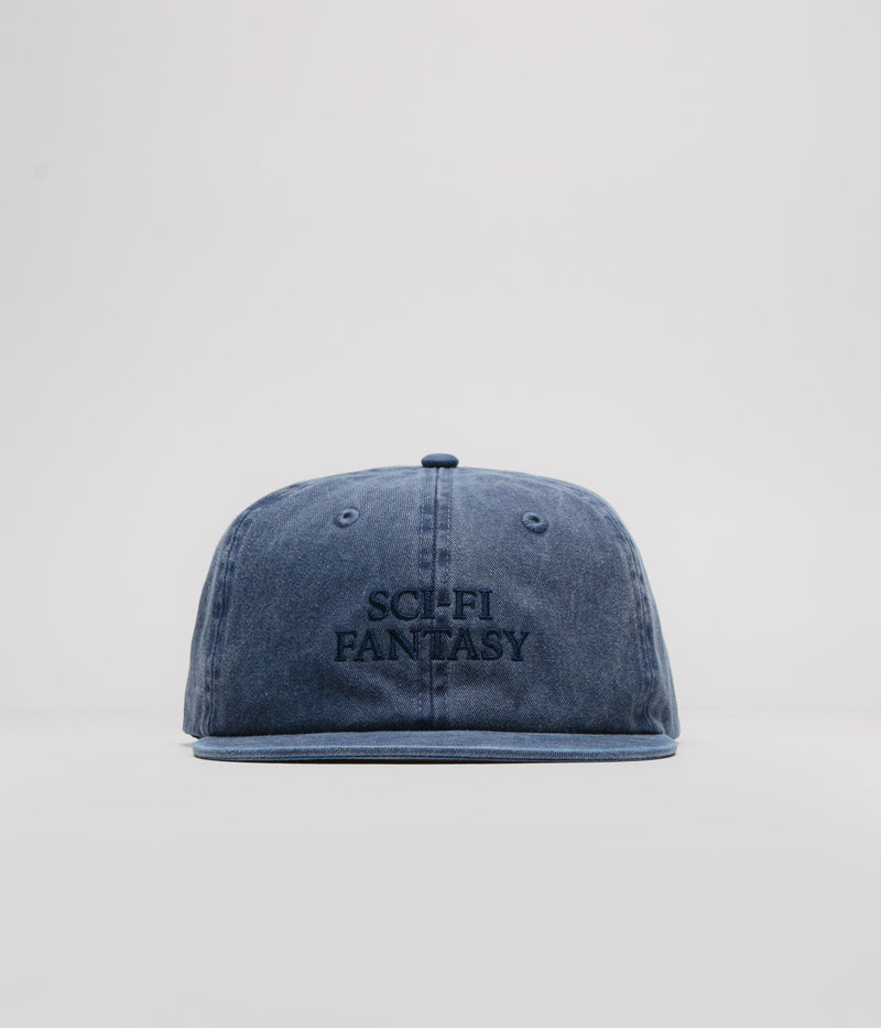 Sci-Fi Fantasy Wasted Logo Cap in Navy