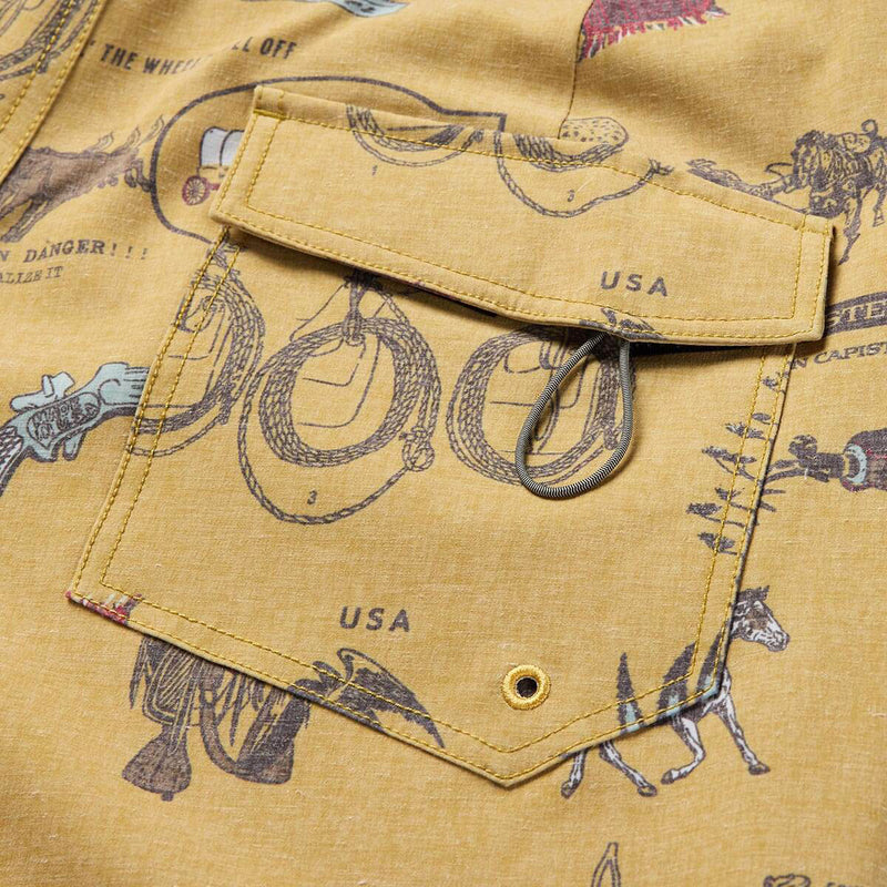 Seager Micro Dose Scallop Boardshorts - Bronze