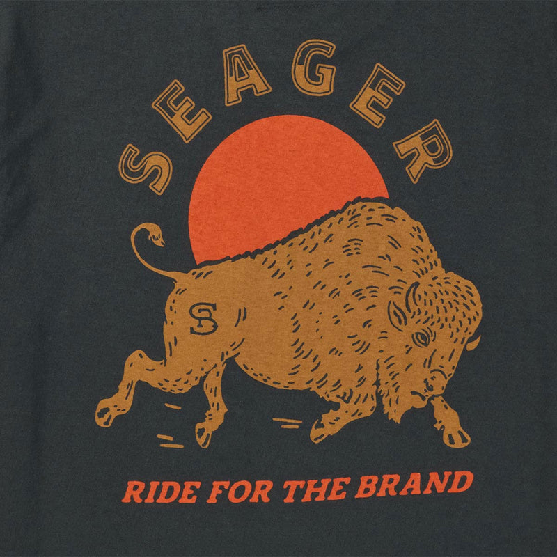 Seager Ride For The Brand T-Shirt - Vintage Black