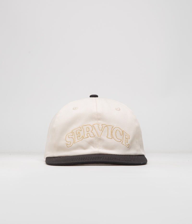 Service Works Arch Logo Cap in Off White and Black