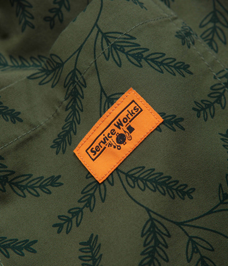 Service Works Branch Twill Chef Pants in Olive
