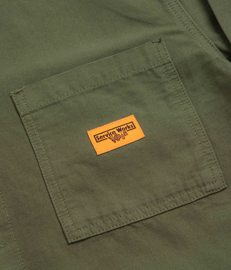 Service Works Canvas Chore Shirt in Olive