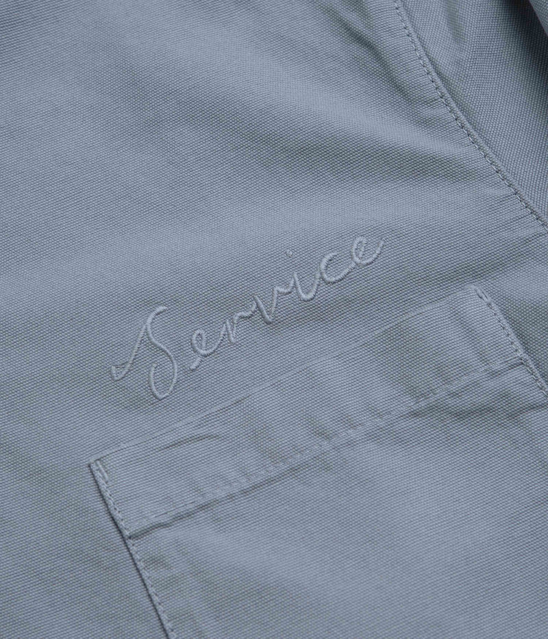 Service Works Canvas Script Popover Shirt in Harbour