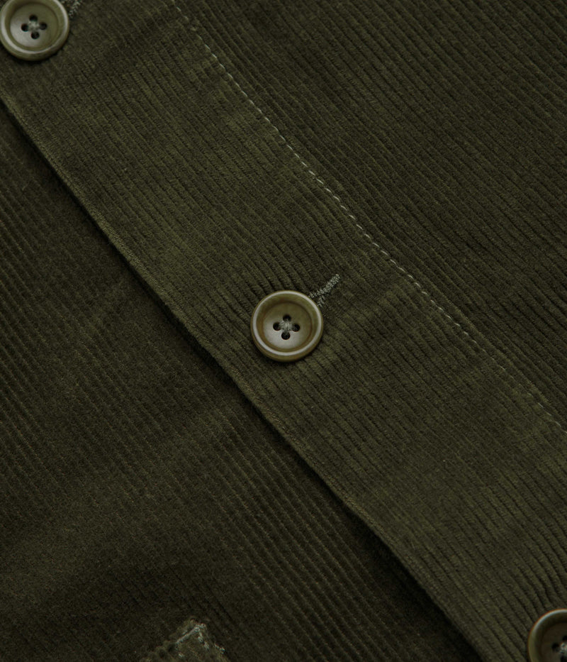 Service Works Corduroy Coverall Jacket in Olive