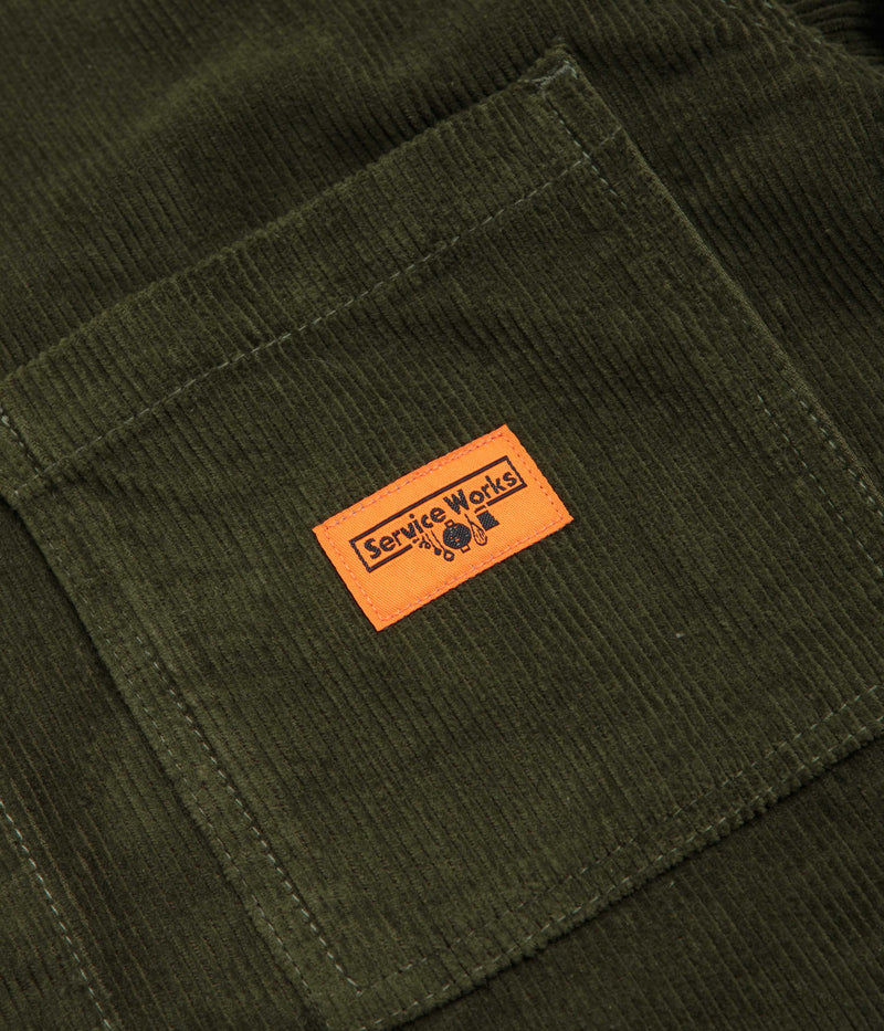 Service Works Corduroy Coverall Jacket in Olive