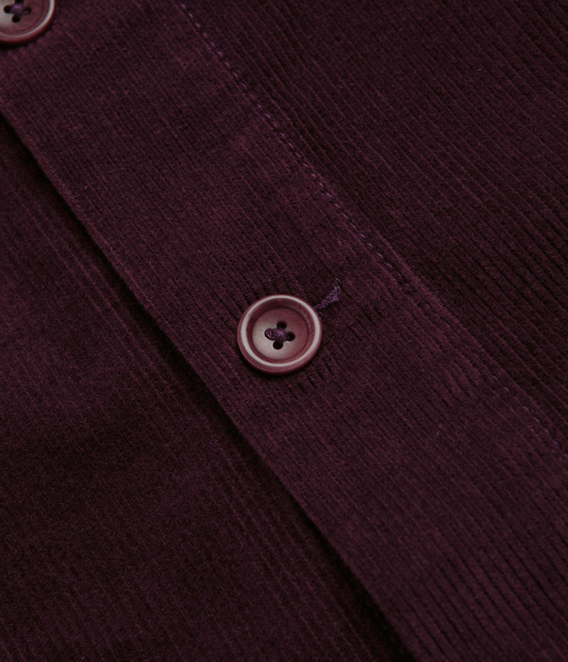 Service Works Corduroy Coverall Jacket in Plum