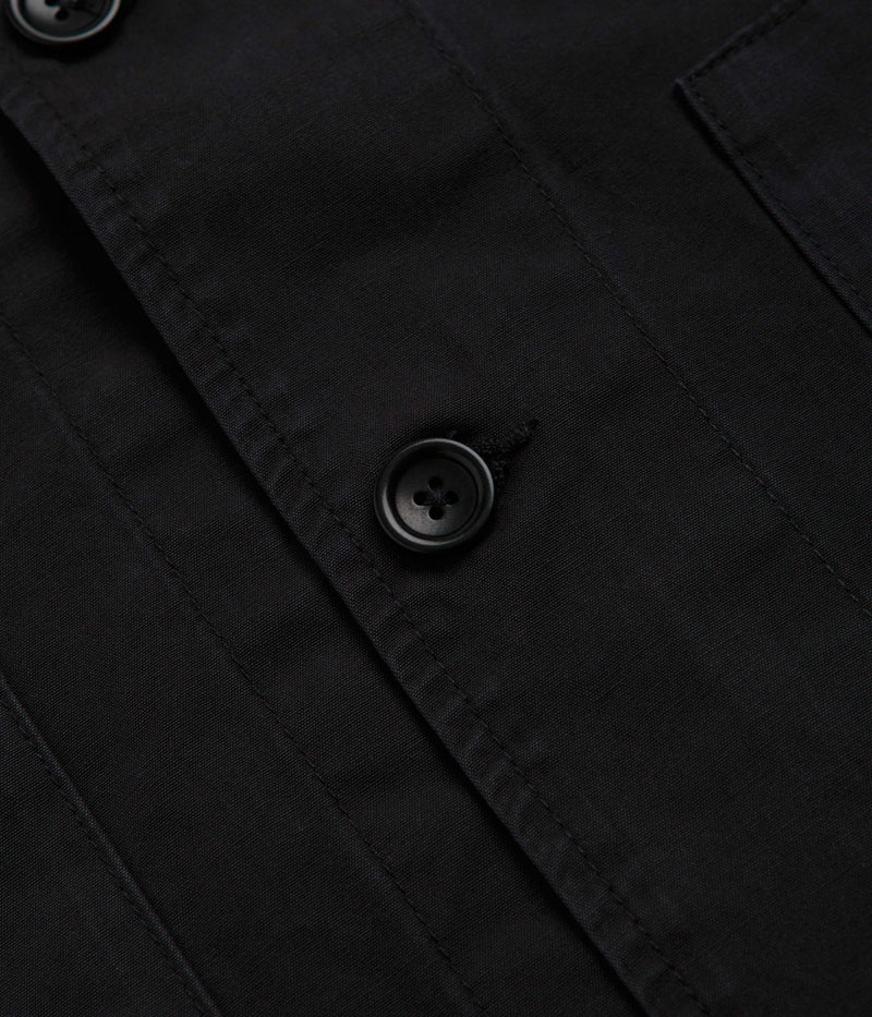 Service Works Fine Twill Waiters Jacket in Black