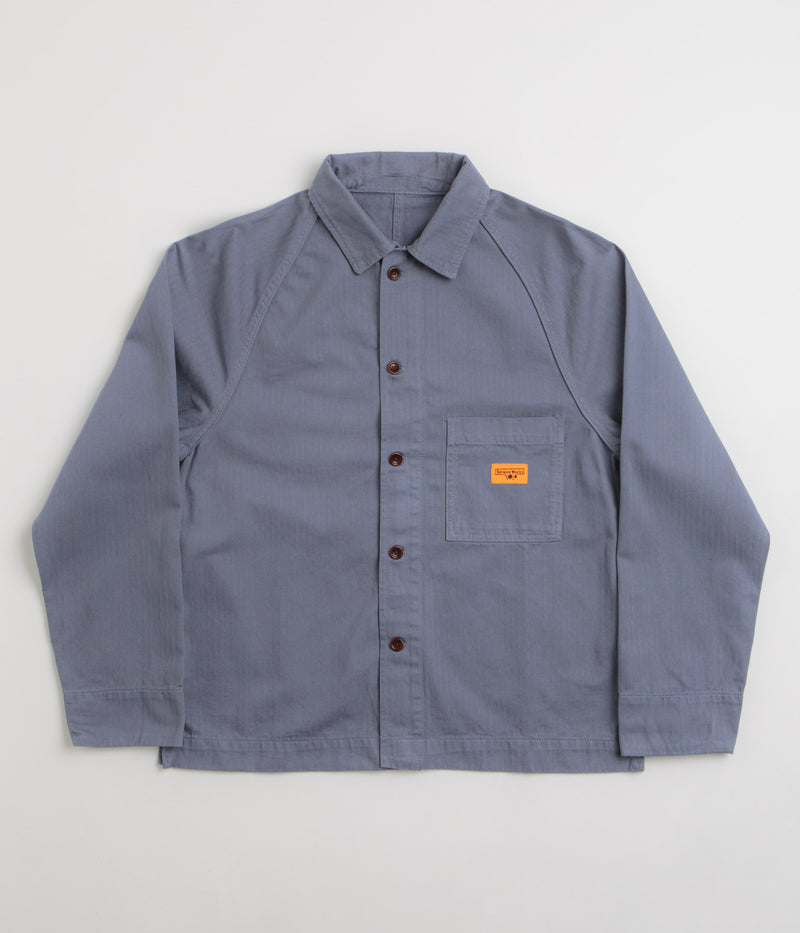 Service Works Herringbone FOH Jacket in Harbour