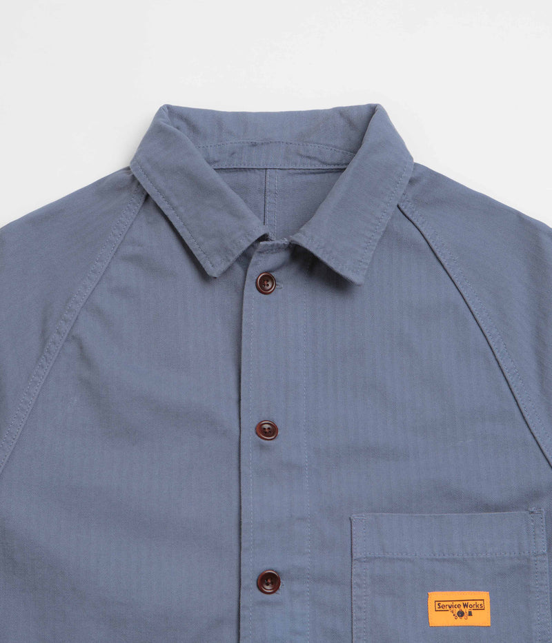 Service Works Herringbone FOH Jacket in Harbour