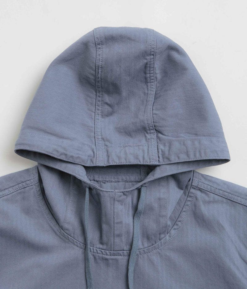 Service Works Herringbone Market Smock Jacket in Harbour