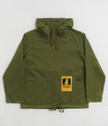 Service Works Herringbone Market Smock Jacket in Pesto