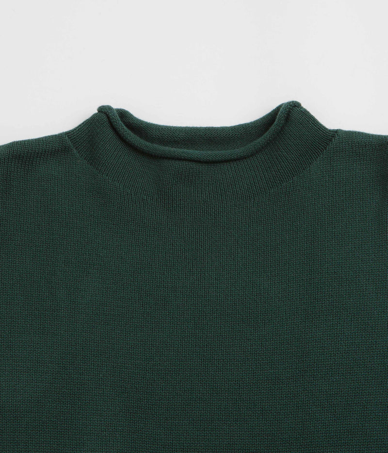 Service Works Mock Smock Sweatshirt in Forest