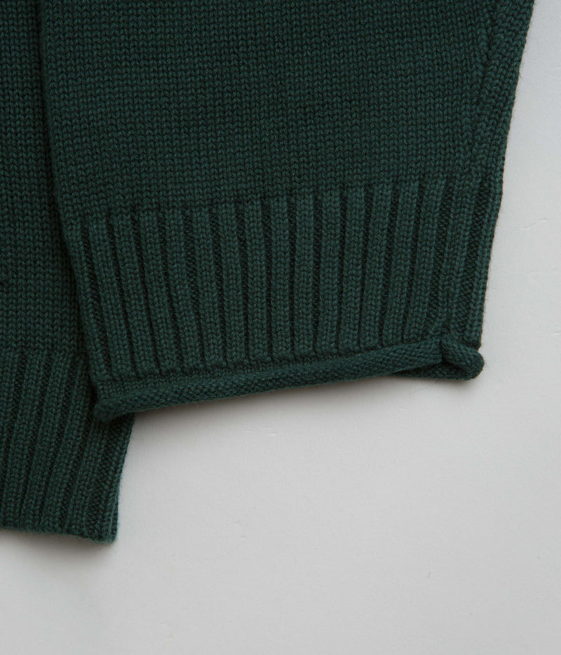Service Works Mock Smock Sweatshirt in Forest