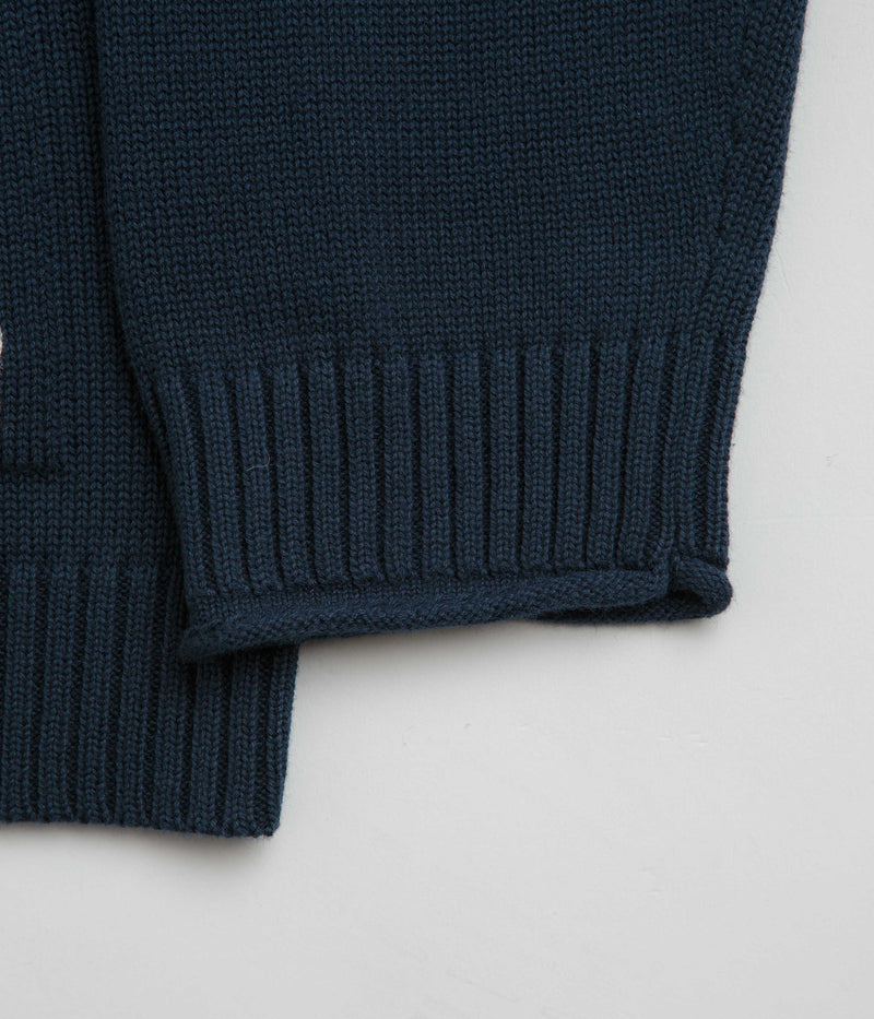 Service Works Mock Smock Sweatshirt in Navy