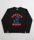 Service Works Organic Chefswear Crewneck Sweatshirt in Black