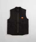 Service Works Padded Work Vest Jacket in Black
