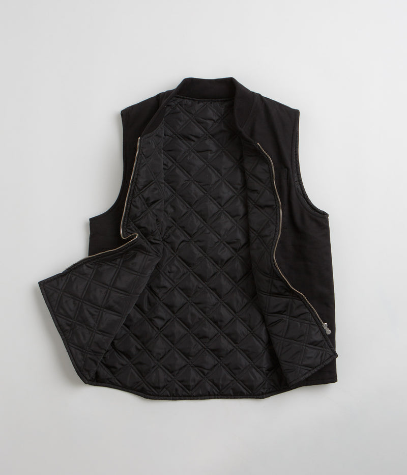 Service Works Padded Work Vest Jacket in Black