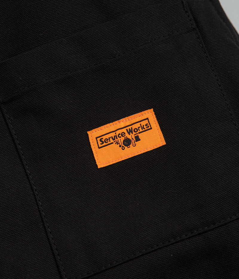 Service Works Padded Work Vest Jacket in Black