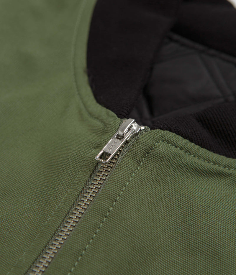 Service Works Padded Work Vest Jacket in Olive