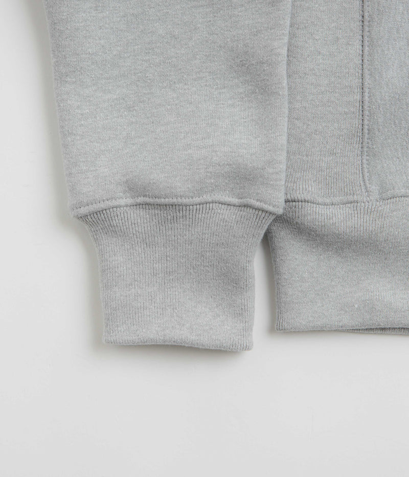Service Works Script Logo Hoodie in Marl Grey