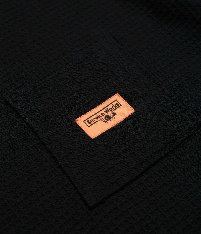 Service Works Waffle Pocket T-Shirt in Black