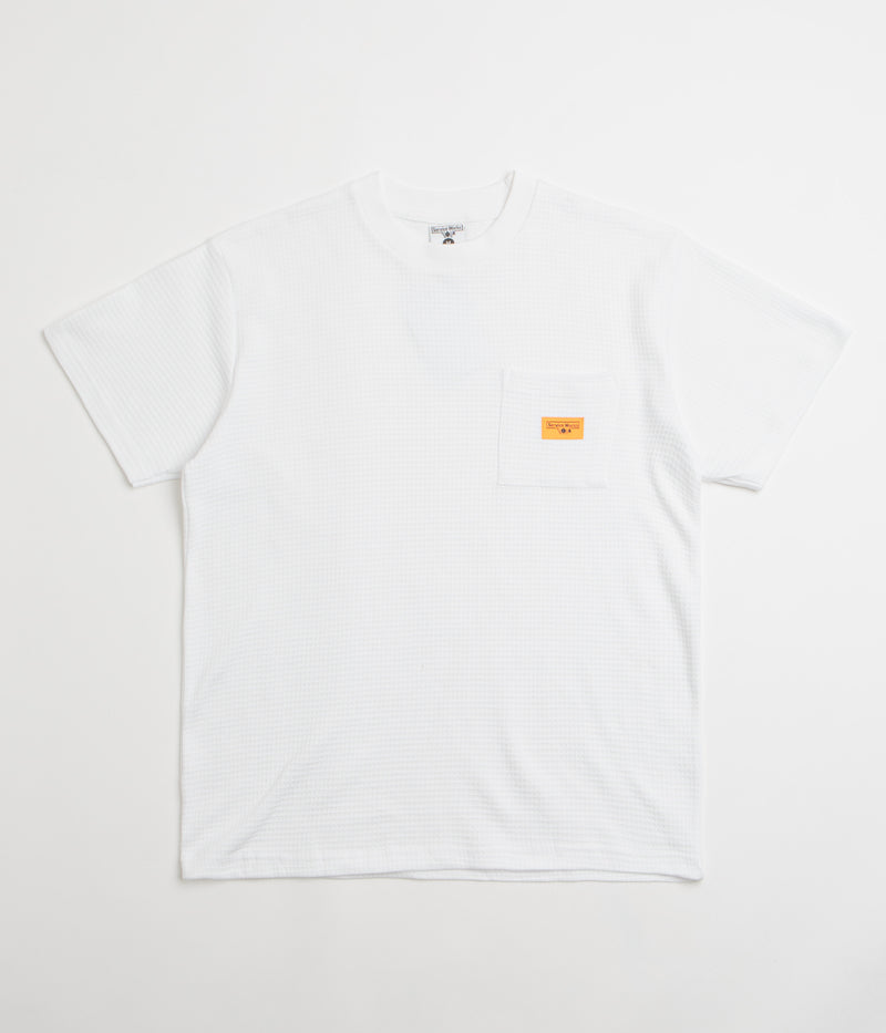 Service Works Waffle Pocket T-Shirt in White