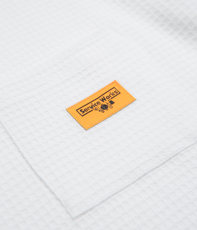 Service Works Waffle Pocket T-Shirt in White