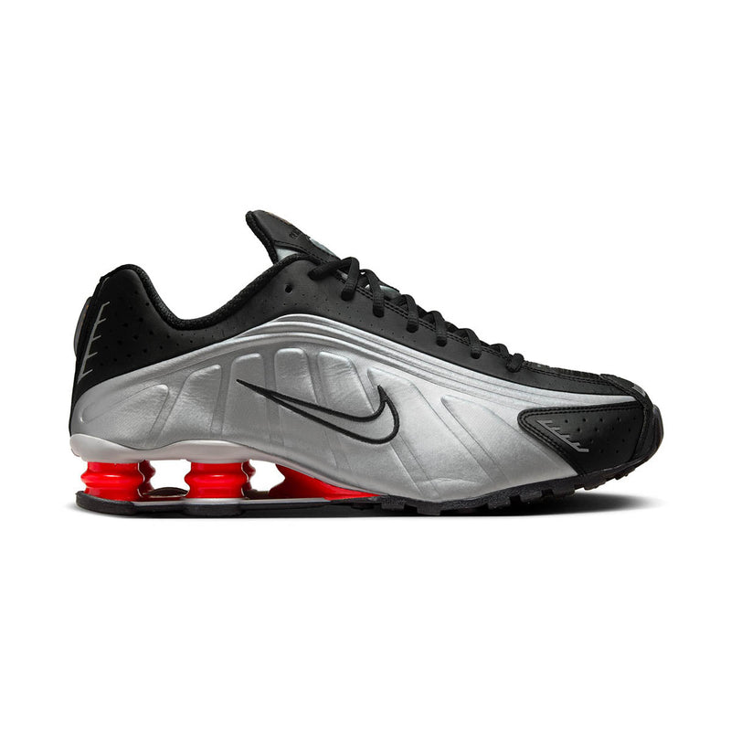 Shox R4 'Black Metallic Silver' Shoes