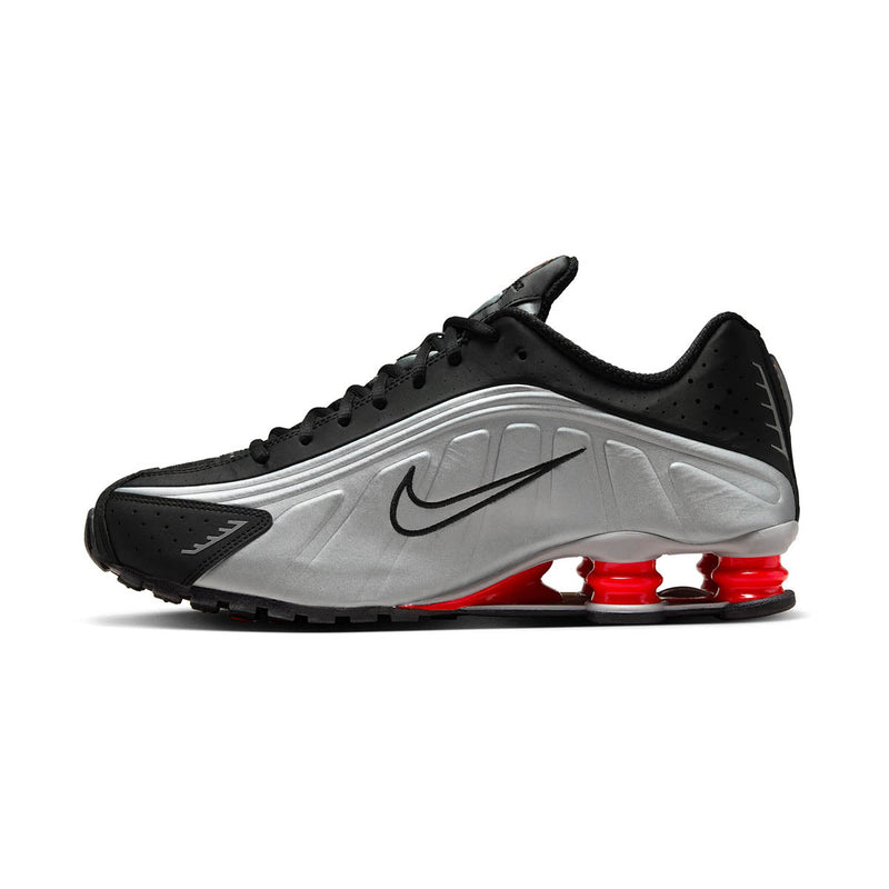 Shox R4 'Black Metallic Silver' Shoes