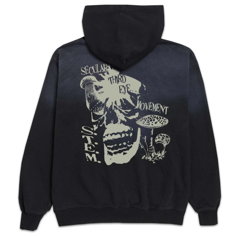 Sin Bin Uni Mushroom Hoodie - Black Fade