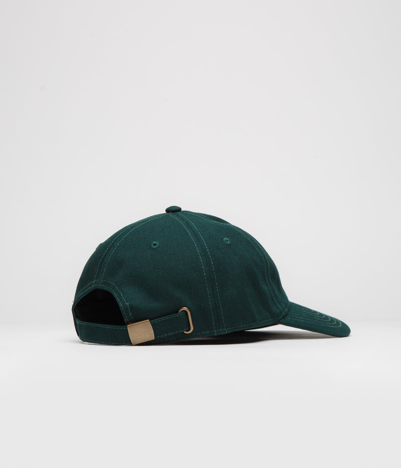 Skateboard Cafe Script Logo Cap in Pine Green
